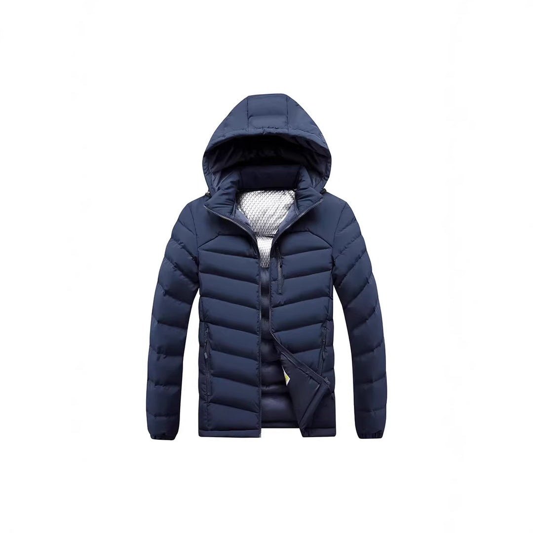 Herren Isolierte Steppjacke mit Kapuze und Thermoreflect-Innenfutter Nord Taschen