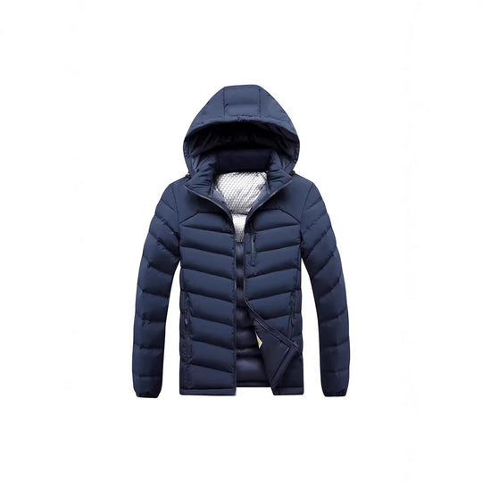 Herren Isolierte Steppjacke mit Kapuze und Thermoreflect-Innenfutter Nord Taschen