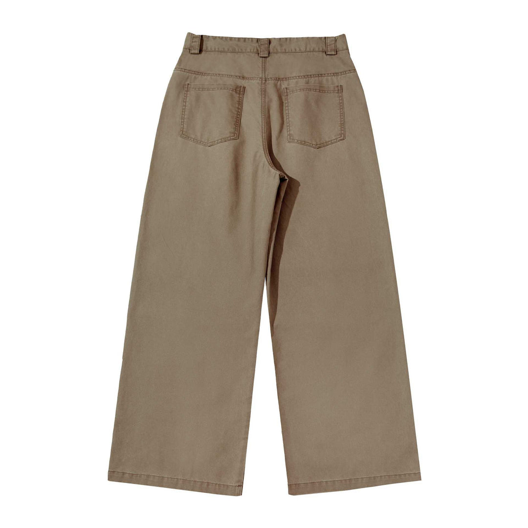 Damen High‑Waist Cargoculotte mit geraden Panelnähten Nord Taschen