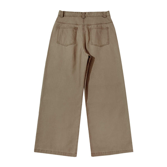 Damen High‑Waist Cargoculotte mit geraden Panelnähten Nord Taschen