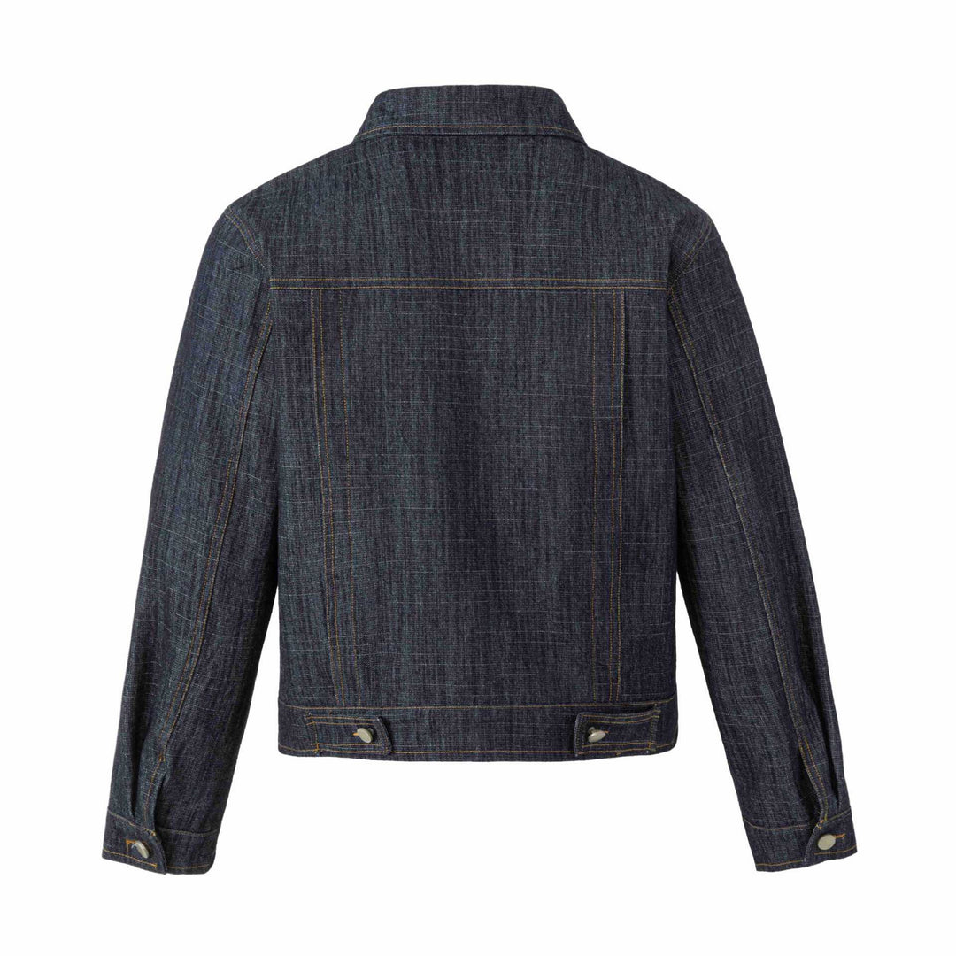 Damen Jeansblouson mit dekorativen Nieten und präzisen Ziernähten Nord Taschen
