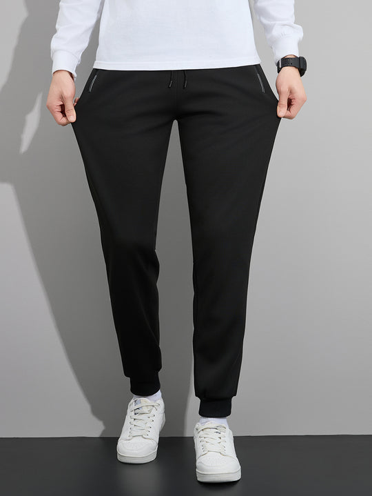 Herren Tapered Performance-Jogginghose mit elastischem Bund, Reißverschlusstaschen & gerippten Beinbündchen Nord Taschen
