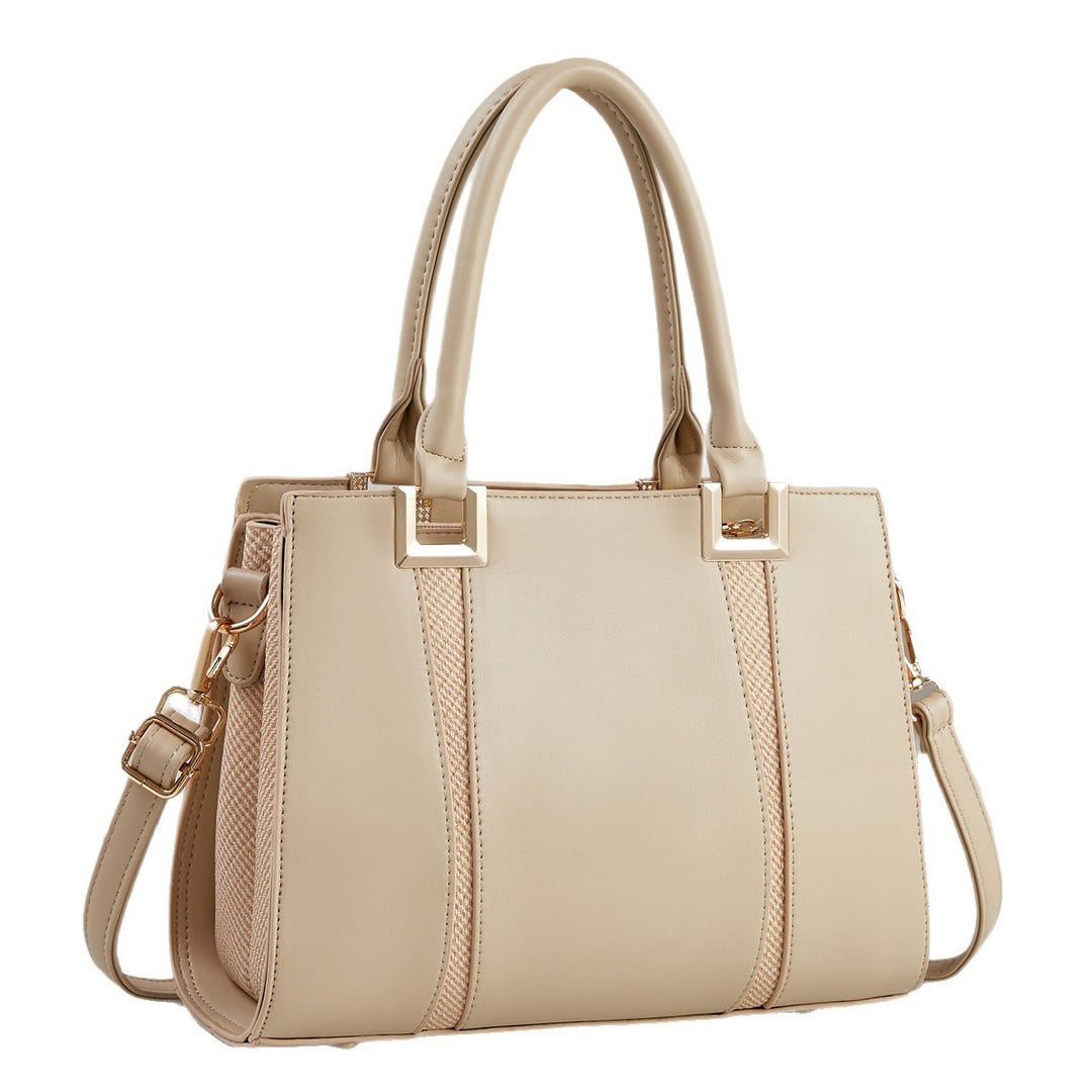 Damen elegante Handtasche mit strukturiertem Design und abnehmbarem Schulterriemen Nord Taschen