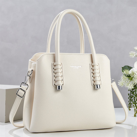 Damen Handtasche mit strukturiertem Kunstleder und abnehmbarem Schulterriemen Nord Taschen