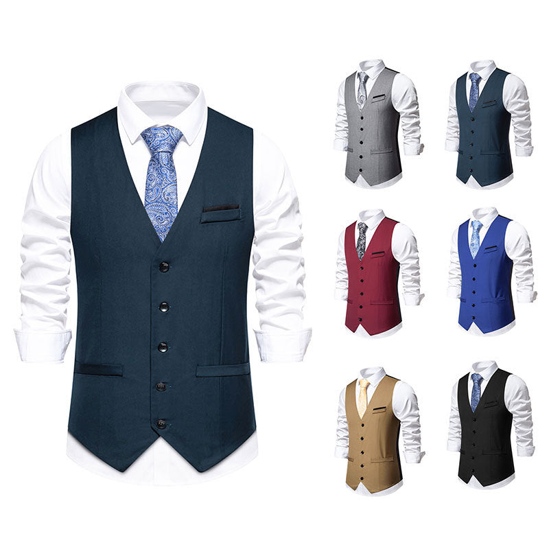 Herren elegante Weste im klassischen Stil mit modernem Schnitt Nord Taschen