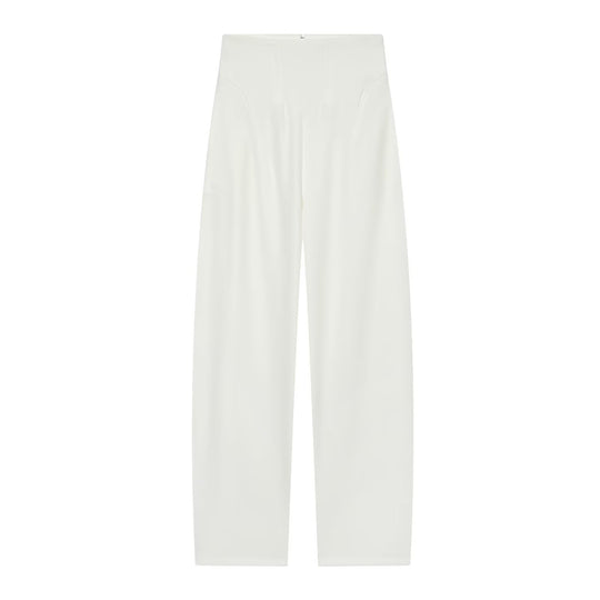 Damen Elegantes zweiteiliges Anzugset mit kastenlosem Blazer und High‑Waist Weitbein‑Hose Nord Taschen