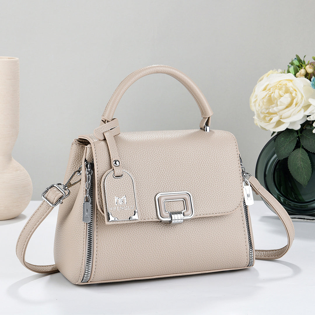 Damen elegante Handtasche mit strukturierten Oberflächen Nord Taschen