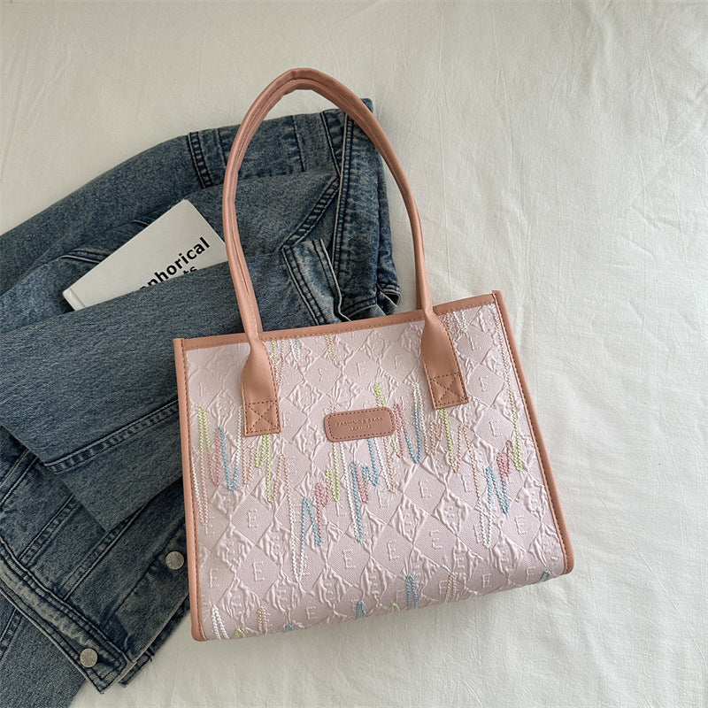 Damen elegante Tragetasche mit stilvollem Muster Nord Taschen