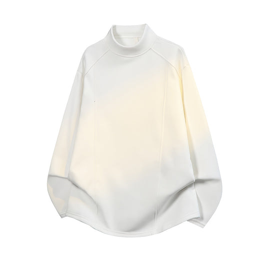 Herren Oversize Stehkragen-Sweatshirt mit Raglanärmeln und dezentem Farbverlauf Nord Taschen