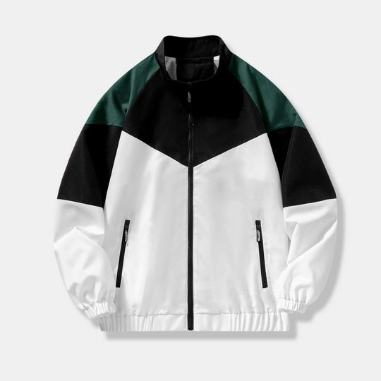 Herren Sportliche Übergangsjacke mit hohem Kragen und Reißverschluss Nord Taschen