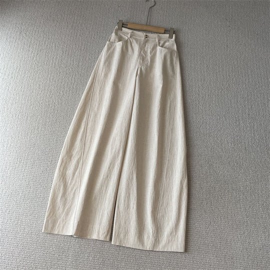 Damen Weite Leinenhose Nord Taschen 1789268742