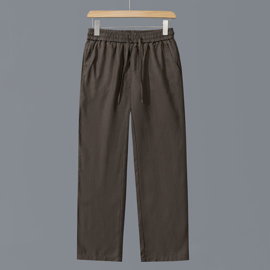 Herren Lässige Baumwoll-Chino mit elastischem Bund und Kordelzug Nord Taschen
