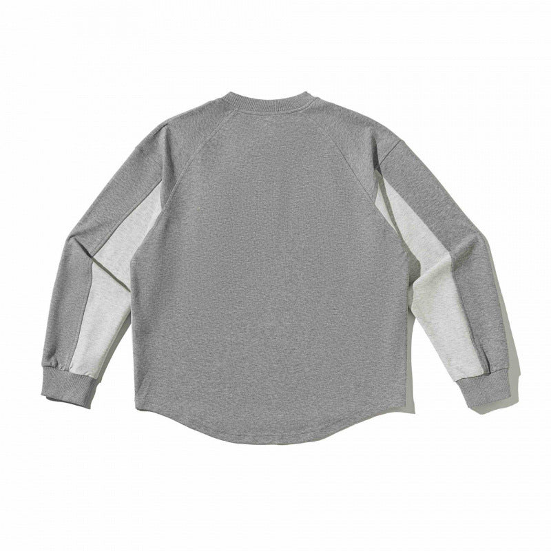 Unisex Oversize-Sweatshirt mit Raglanärmeln, zweifarbigen Einsätzen und Utility-Brusttasche Nord Taschen