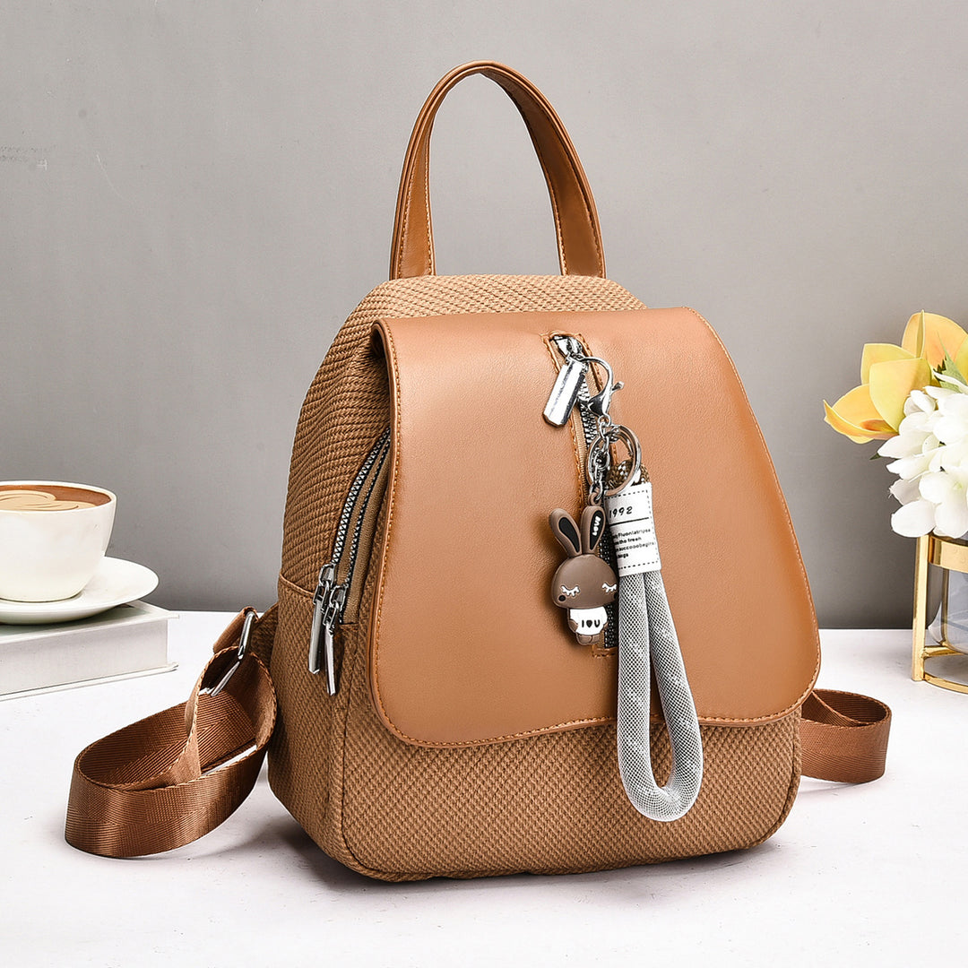 Damen Rucksacktasche mit vielseitigem Design und süßem Anhänger Nord Taschen