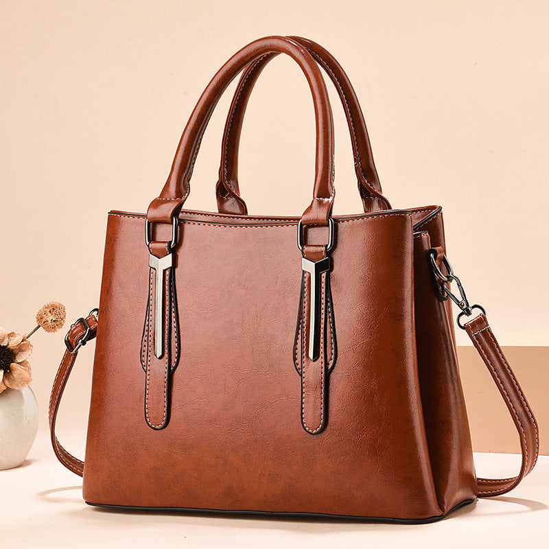 Damen trendy Handtasche mit abnehmbarem Schulterriemen Nord Taschen