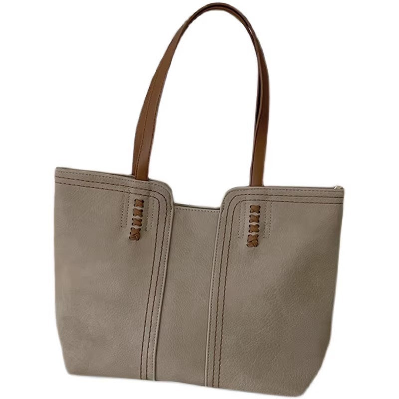 Damen elegante Tragetasche mit geschmackvoller Stickerei Nord Taschen