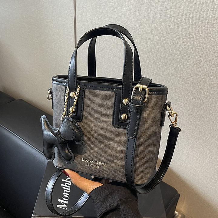Damen Mini-Handtasche mit abnehmbarem Anhänger Nord Taschen