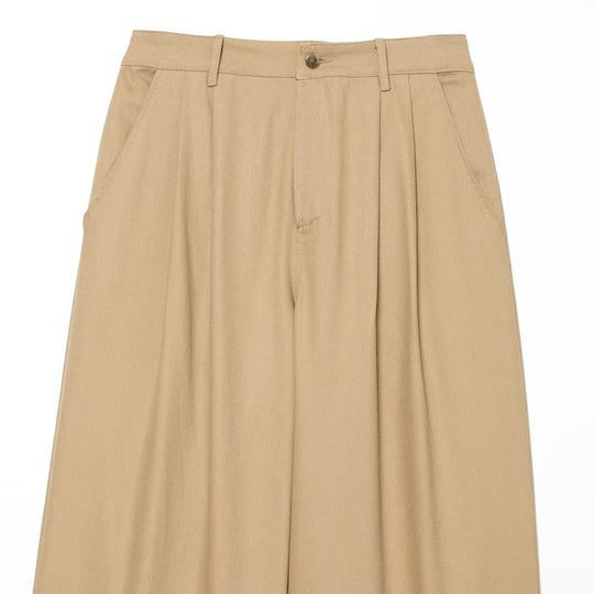 Damen Weite High-Waist Bundfaltenhose Nord Taschen