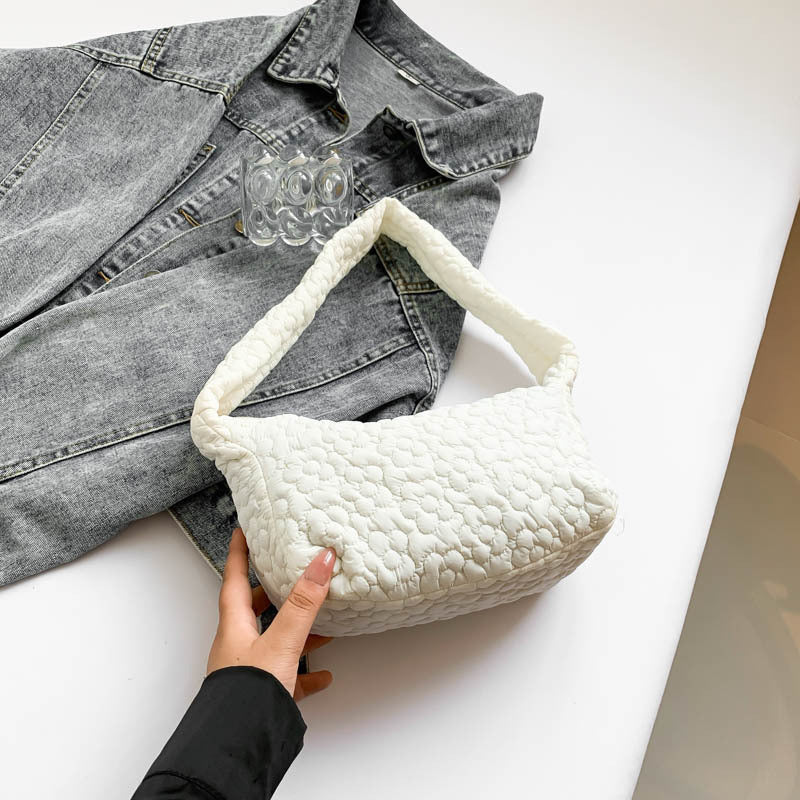Damen modische und gepolsterte Umhängetasche mit floralem Design Nord Taschen