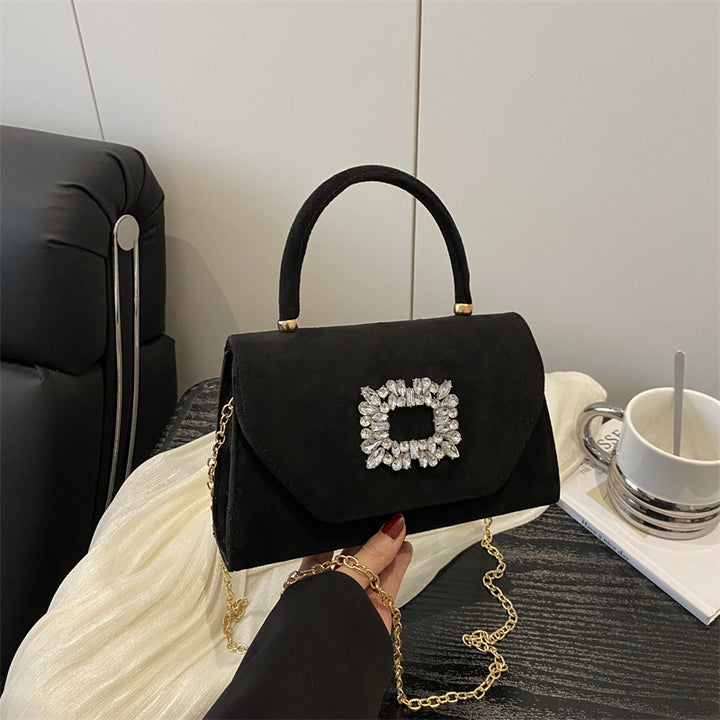 Damen elegante Abendtasche mit funkelndem Schmuckdetail Nord Taschen