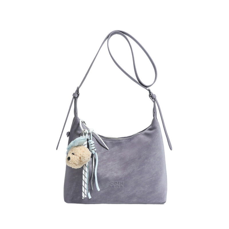 Damen Hobo Tasche mit charmantem Tieranhänger Nord Taschen