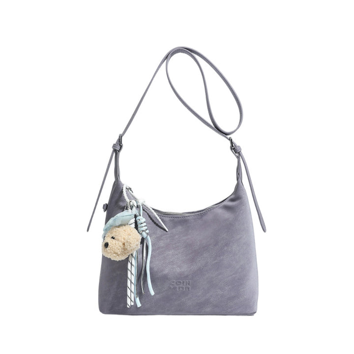 Damen Hobo Tasche mit charmantem Tieranhänger Nord Taschen