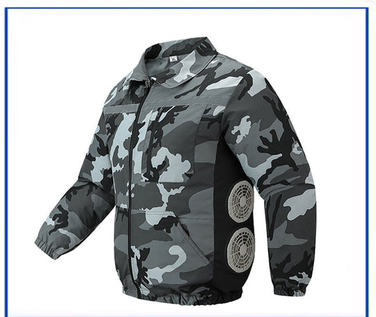 Unisex nan kühlende Ventilationsjacke mit integrierten seitlichen Lüftern und atmungsaktivem Funktionsmaterial Nord Taschen