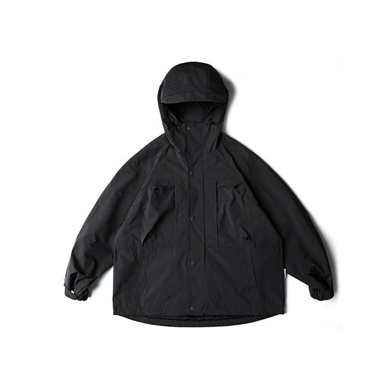 Unisex Wasserabweisende Oversize-Parka-Jacke mit Kapuze und Multifunktions-Taschen Nord Taschen