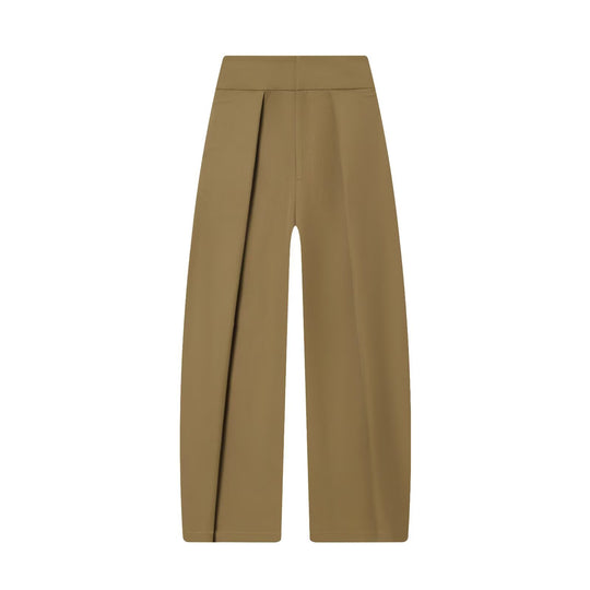 Damen Culotte‑Hose mit hoher Taille und markanter Frontfalte Nord Taschen