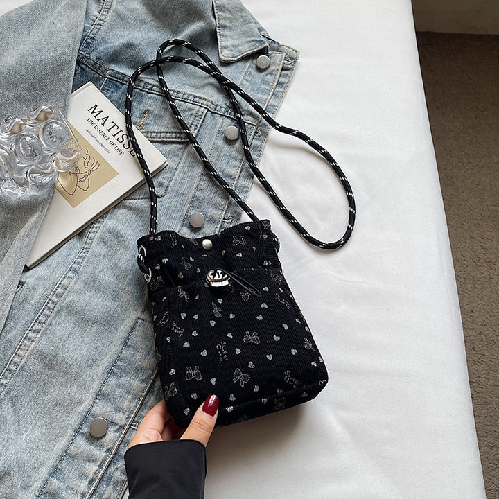 Damen Mini-Crossbody Tasche mit floralem Muster Nord Taschen