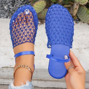 Damen  gewNord Taschente Netz-Mules mit Slip-On-Funktion, offener Ferse und flexiblem Leichtsohlen-Design Nord Taschen