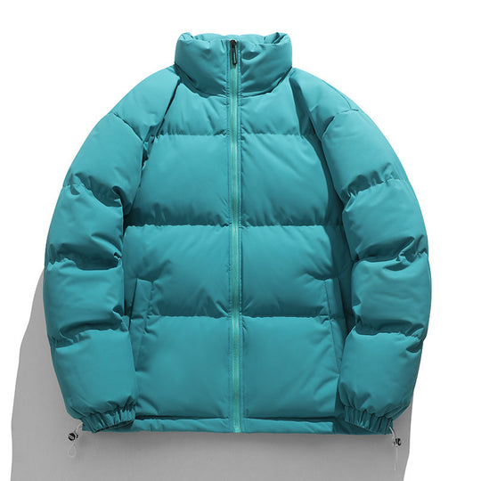 Unisex Wattierte Stepp-Übergangsjacke mit hohem Kragen und verstellbarem Saum Nord Taschen