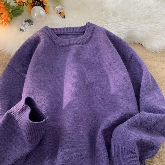 Damen Bequemer Oversize-Pullover Nord Taschen