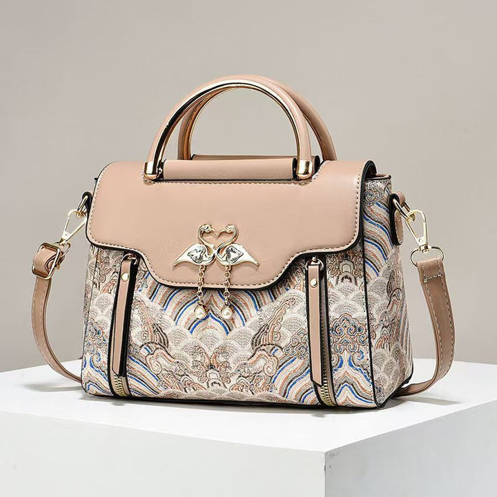 Damen stilvolle Handtasche mit verspieltem Design Nord Taschen