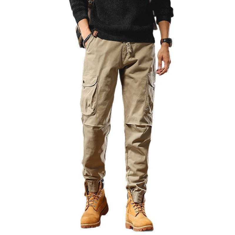 Herren Cargo-Jogginghose mit Multifachtaschen und elastischen Bündchen Nord Taschen