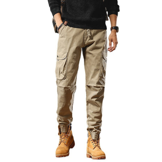Herren Cargo-Jogginghose mit Multifachtaschen und elastischen Bündchen Nord Taschen