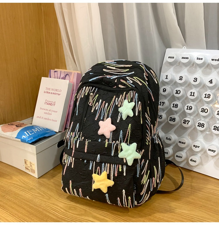 Damen-Rucksack mit buntem Stickdesign und praktischen Fächern Nord Taschen