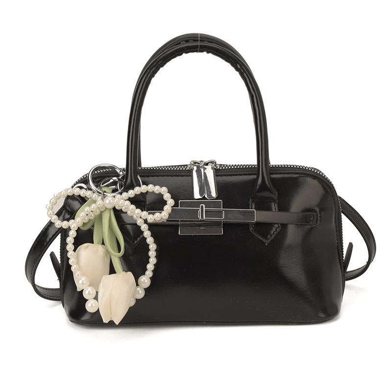 Damen modische Handtasche mit blumiger Schmuckverzierung Nord Taschen