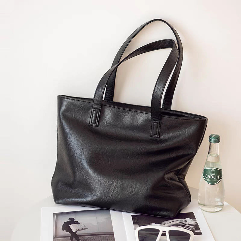 Damen elegante Shopper-Tasche mit strukturiertem Kunstleder Nord Taschen