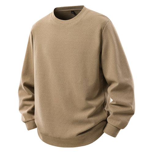 Herren Oversize-Sweatshirt mit Rundhals und gerippten Bündchen Nord Taschen