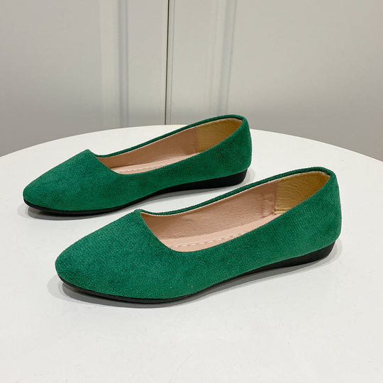 Damen Spitzen Ballerinas mit bequemer Sohle und eleganter Textur