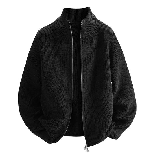 Herren Modische Strickjacke mit hohem Kragen Nord Taschen 1787964733
