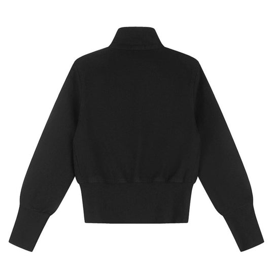 Damen Military-inspirierte Bomberjacke mit Stehkragen und Zierknopfleisten Nord Taschen