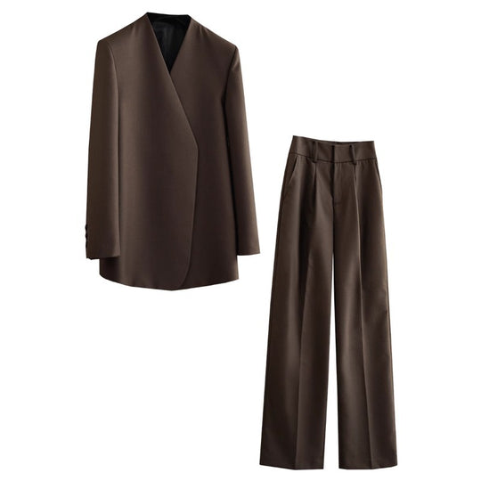 Damen Modisches und elegantes Blazer-Set Nord Taschen