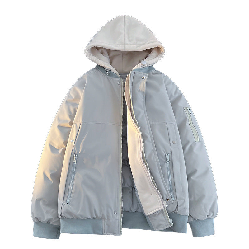 Damen Urbaner Oversized Winterjacke Nord Taschen