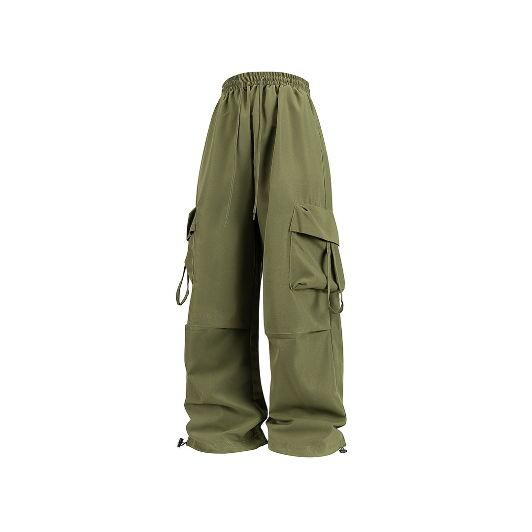 Unisex Weite Cargo‑Hose im Baggy‑Cut mit Tunnelzugbund, Mehrfachklappen und verstellbaren Beinabschlüssen Nord Taschen