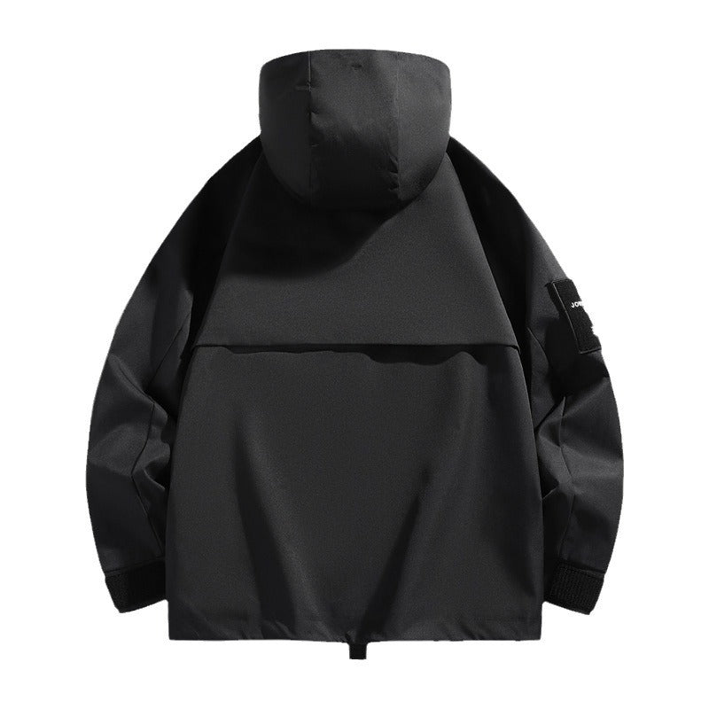 Herren Oversize Utility-Parka mit Kapuze, Multifach-Taschen & wasserabweisender Funktionsmembran Nord Taschen