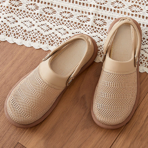Damen Atmungsaktive Clogs mit elastischem Riemen - Arvani