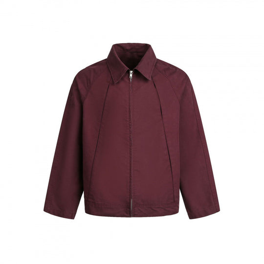 Herren Boxy-Reißverschlussjacke mit Raglanärmeln und markanten Teilungsnähten Nord Taschen