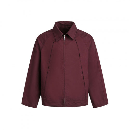 Herren Boxy-Reißverschlussjacke mit Raglanärmeln und markanten Teilungsnähten Nord Taschen